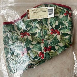 Longaberger 2004 Get Together American Holly Liner